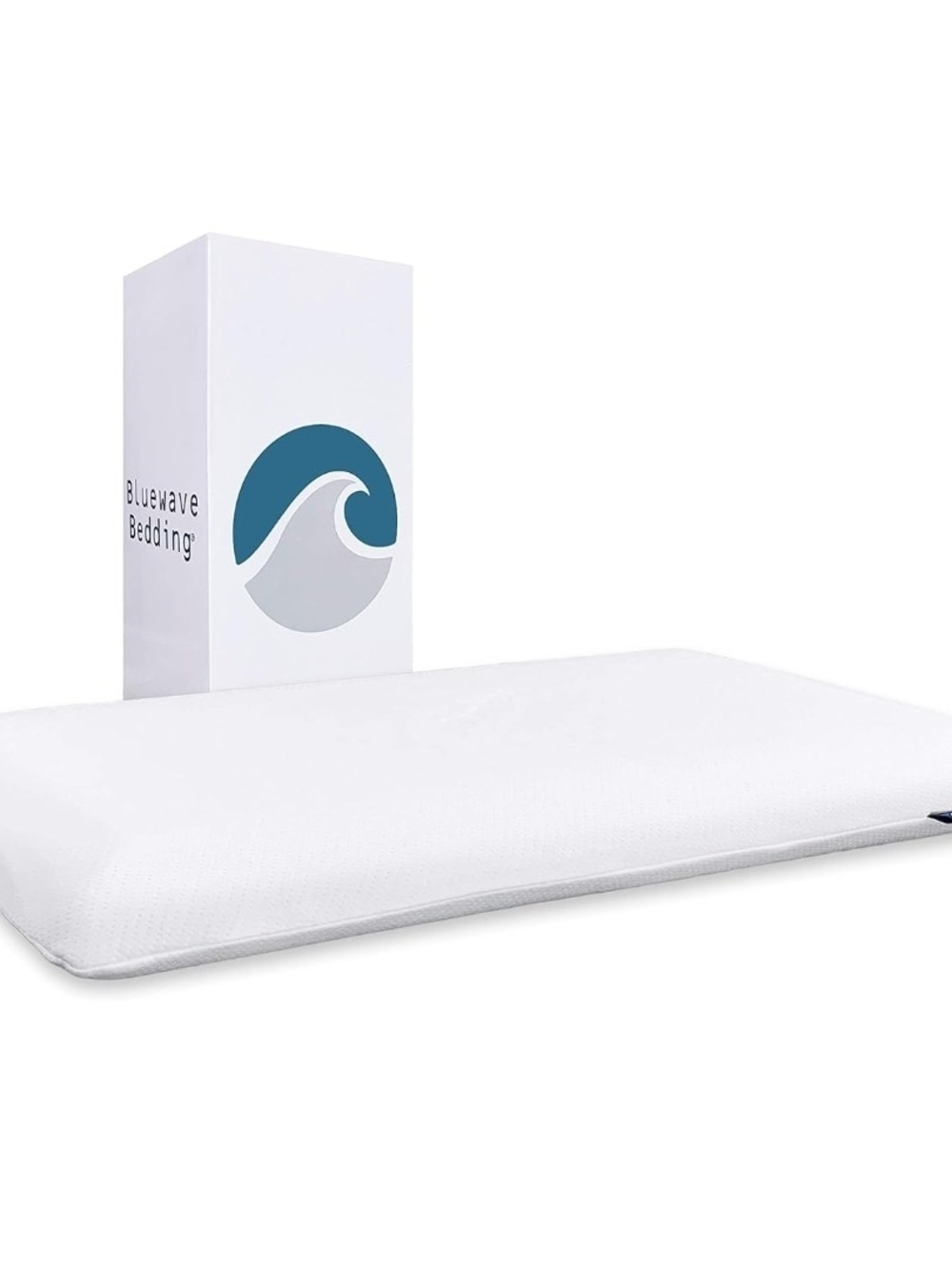 Bluewave Ultra Slim Gel Memory Foam Pillow King 2.75" Cooling Flat Stomach Sleep